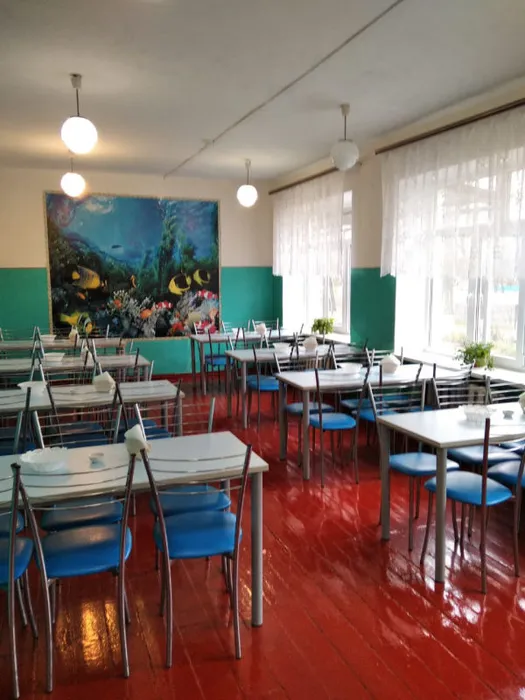 новая мебель в обеденном зале