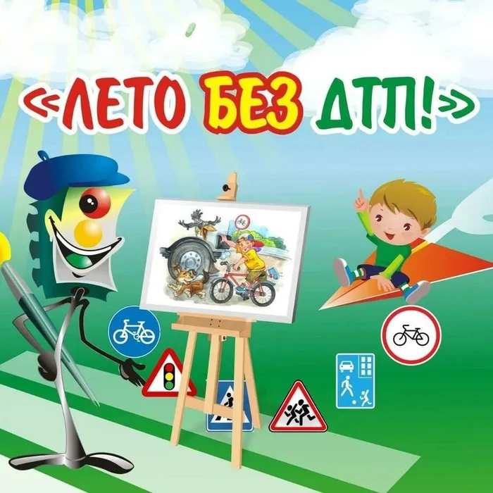 Безопасность детей на дороге в летний период